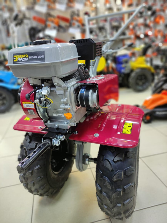 Мотоблок бензиновый Энергопром TCP 820-3ENR | 8 л.с | широкие колеса (чугунный редуктор)