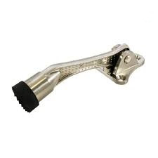 Фиксатор дверной КН-130 SN никель (козья ножка) (30)