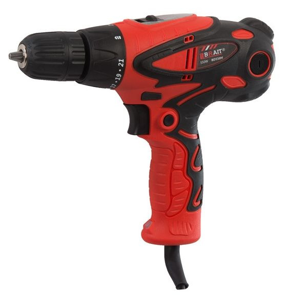 Дрель-шуруповерт сетевая BRAIT BD550HC