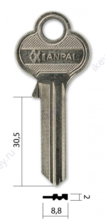 Заготовка для ключа GLO-6