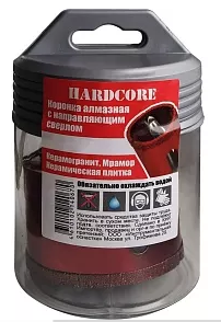 Коронка алмазная по керамограниту и мрамору с напр. сверлом 120мм