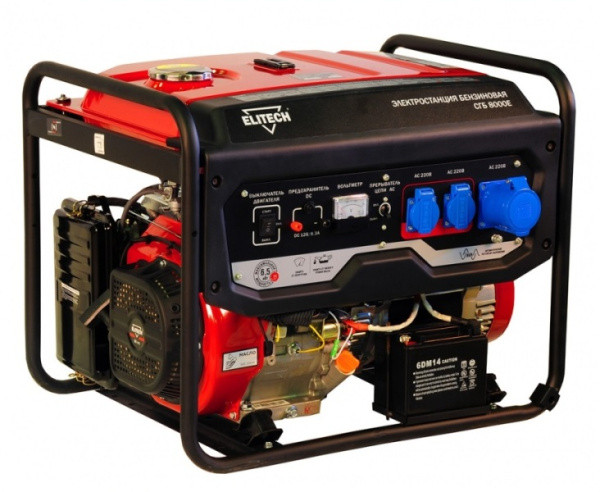 Генератор бензиновый ELITECH СГБ 8000РМК