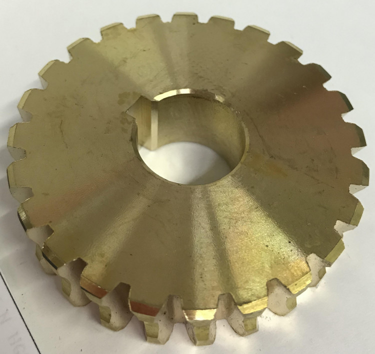 Шестерня червячная медная 20х65х18 Z-24 010069(834)G