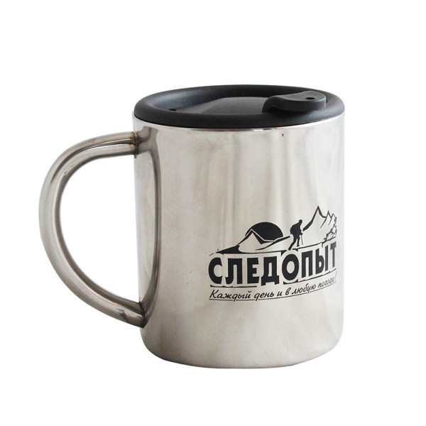 Кружка изотермическая (термокружка) "СЛЕДОПЫТ", 200 мл