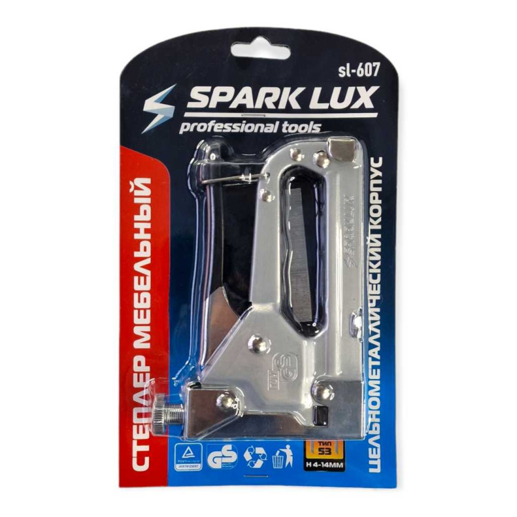 Степлер мебельный Spark LUX-607/ 40 шт