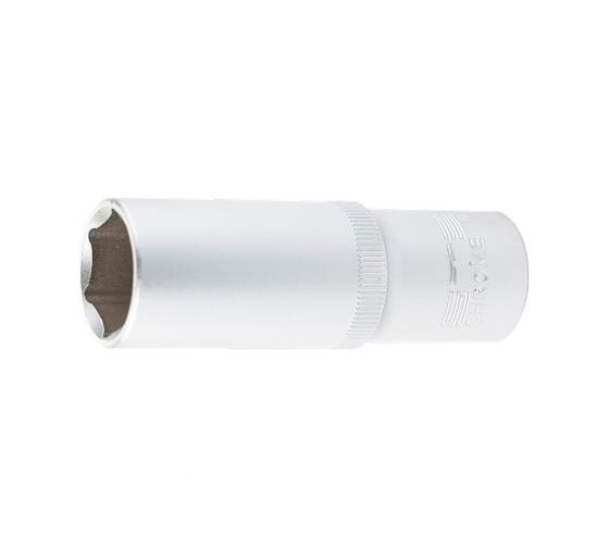 Головка 1/2" 27мм, торцевая удлиненная, 6-гранная, CrV, под квадрат 1/2"// Stels