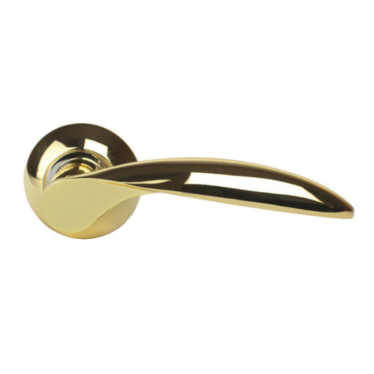 Ручка раздельная TRODOS AL-X10 PB/CP (золото/хром)