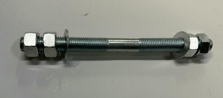 Ось для тачки 16x200мм (гайка)