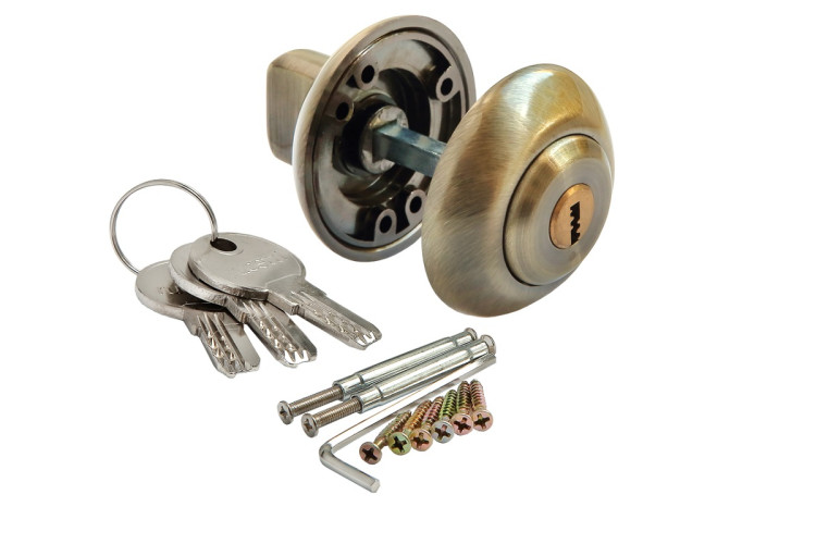 Накладка фиксатор-ключ "Morelli" AB (Бронза) перф. кл.