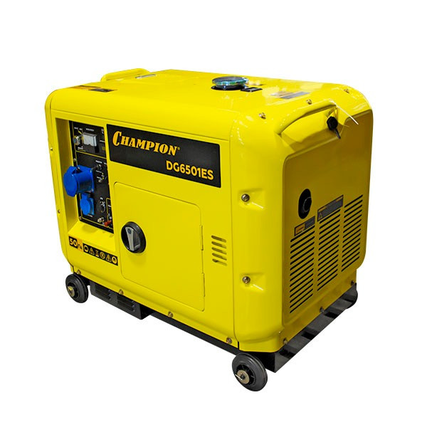 Дизельный генератор CHAMPION DG6501ES+Ats