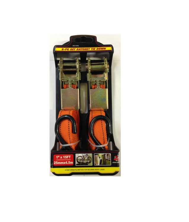 Набор стяжек для крепления груза 25мм L=4,5м 2шт (WG8)