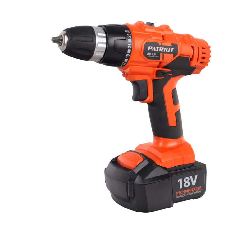 Аккумуляторная дрель-шуруповёрт PATRIOT BR 180Li