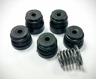 Амортизатор Бензопилы 45/52/58 (набор 5 буферов +1 пружина) 12032