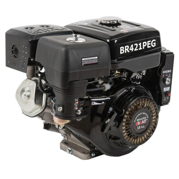 Двигатель BRAIT-421PEG | 15 л.с. | под шлицы, электростартер