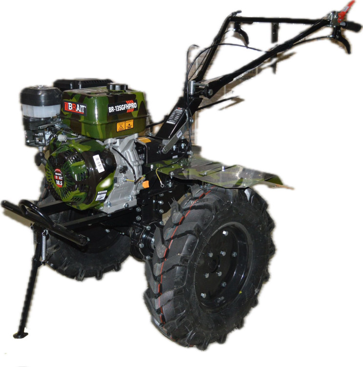 Мотоблок бензиновый BRAIT BR-135GDHPRO | 15 л.с | 3 вперед/1 назад ,5*12