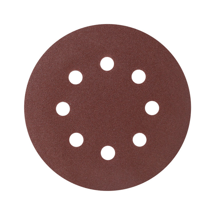 Круг шлифовальный PATRIOT 125мм, Р120, 8 отверстий, на липучке, 5шт