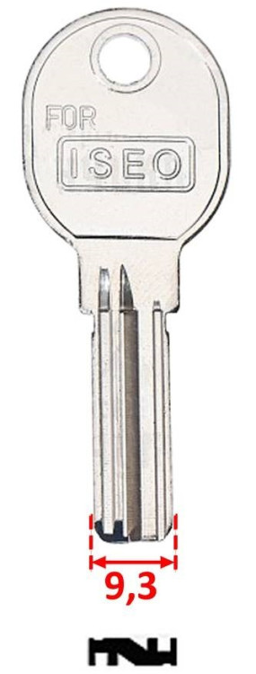 Заготовка для ключа IS 6D (KHP)