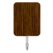 Комплект крючков на клейкой основе &quot;Венге ромб&quot; (3шт)