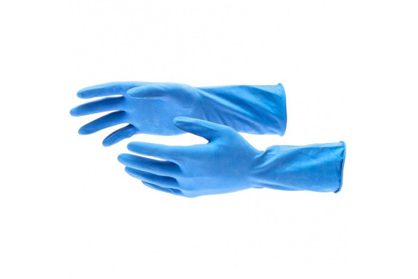 Перчатки хозяйственные латексные с хлоп. напылением, размер М