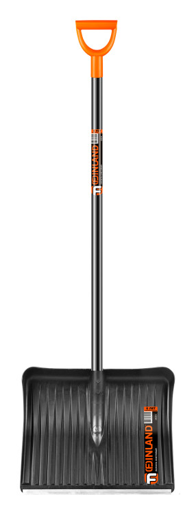 FINLAND Лопата снеговая 500х410х1500 мм, деревянный черенок
