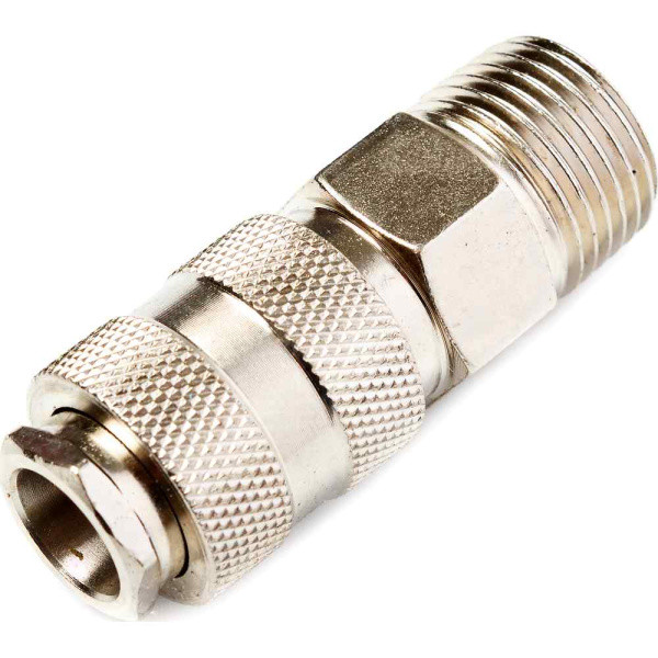 Муфта 1/4Н, быстроразъемная, самозапир., блистер