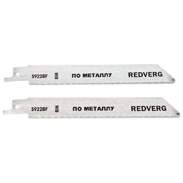 Пилки для ножовки RedVergBIM, S922BF, 150мм, шаг1,0мм, по металлу 0,7-3мм, 2шт 820471