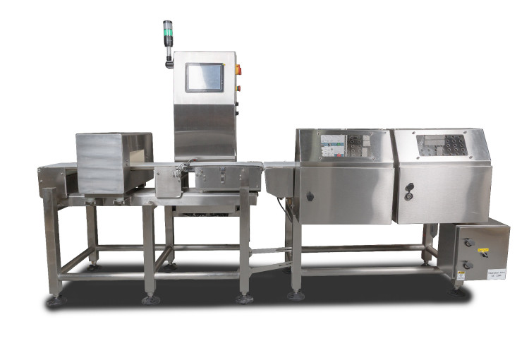 Контрольно-динамические весы IMC-230L-3H (IP65, двойной толкатель, 2 бокса, левая подача)