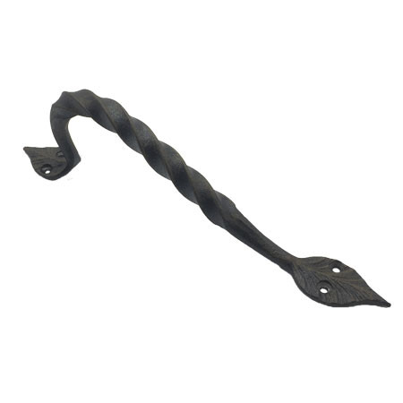 Ручка-скоба кованая "Капля" 190мм (бронза) (12)