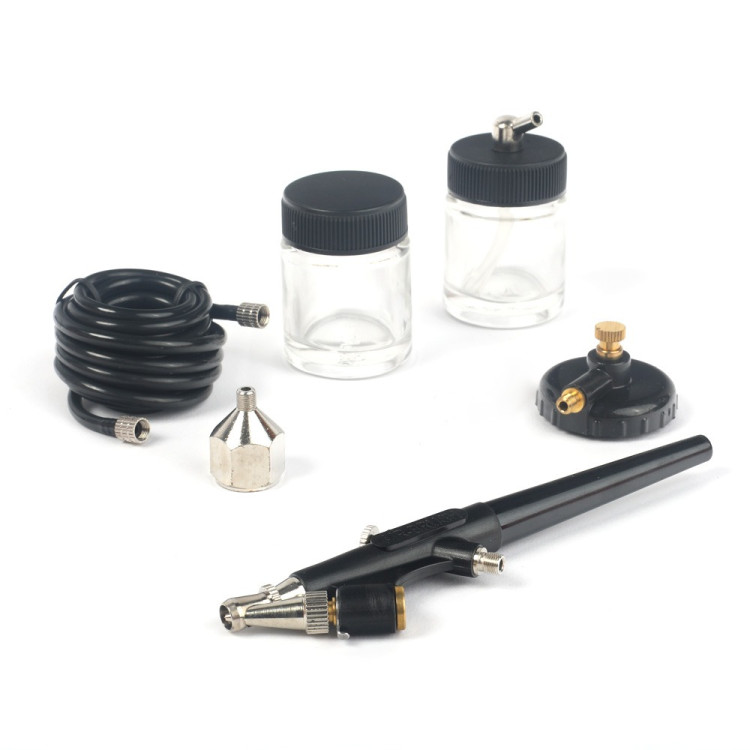 Аэрограф пневматический PATRIOT AB 200, сопло 0,8мм, 20л/мин, бачок 22мл