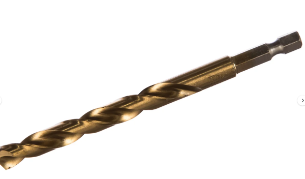 Сверло по металлу 8,5х75х117мм,HSS-TIN, 1шт,хв-шестигранник 1/4",блистер