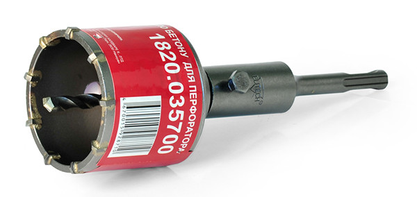 Коронка SDS+ 68мм HM, в сборе ELITECH 1820.035700