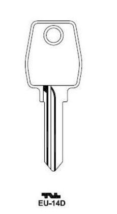 Заготовка для ключа EU-14D silca