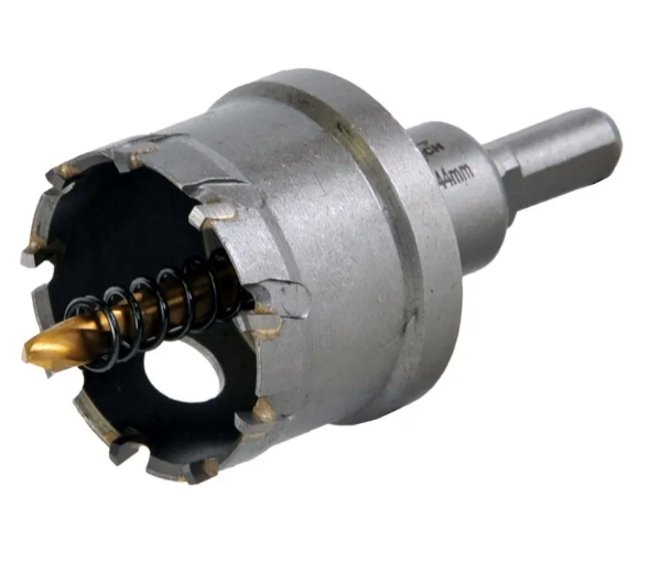 Коронка 44мм,по металлу,в сборе,твердосплавная