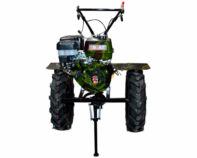 Мотоблок бензиновый BRAIT BR-135GFHPRO | 18.5 л.с | 1 назад/3вперед, колеса 6.00*12, камуфляж