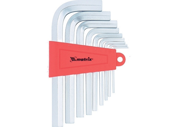 Набор ключей шестигранных 9шт 2-12мм