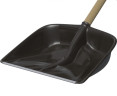 Лопата снеговая с металлической планкой и черенком «Альфа» 460×420мм
