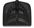 Лопата снеговая с металлической планкой и черенком «Альфа» 460×420мм