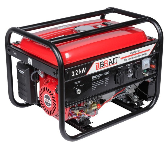 Генератор бензиновый BRAIT BR3800-Cu(E)