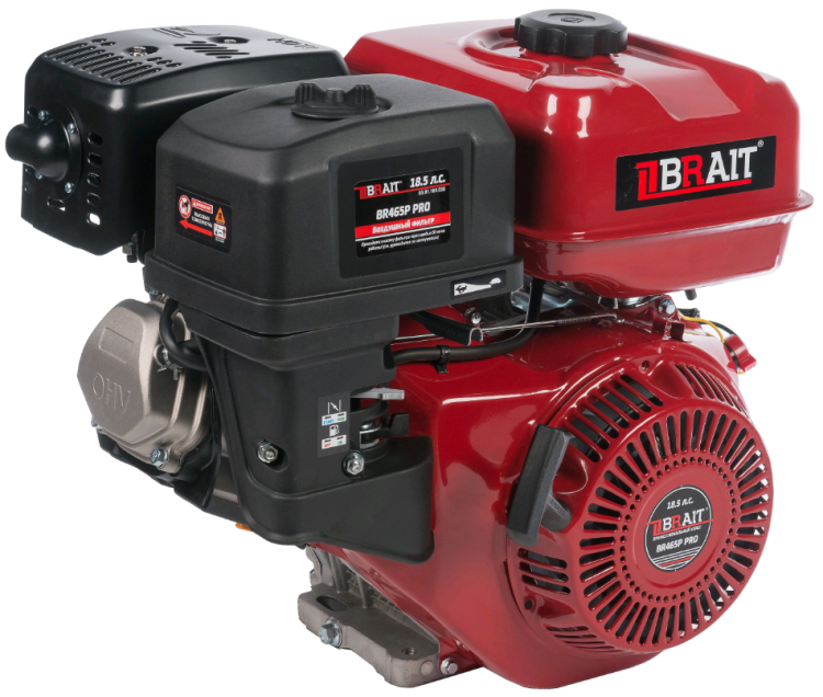 Двигатель BRAIT-465P PRO (18,5лс, шкив 25мм)