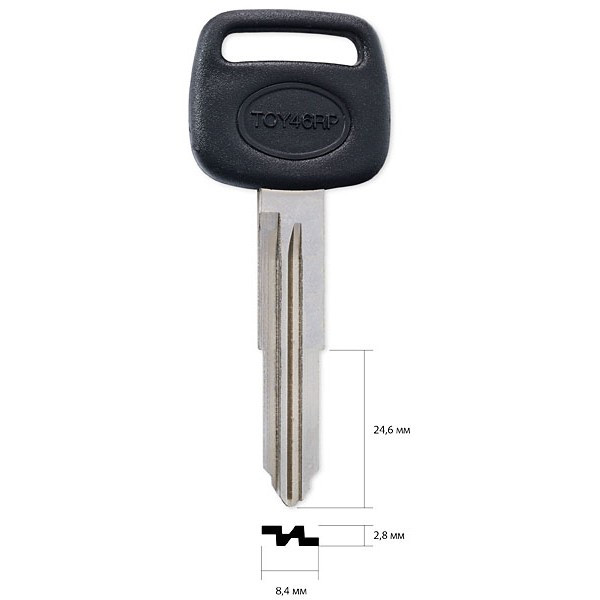 заготовка для ключа TOY-17P(TOY-46RP) Silca (0332)
