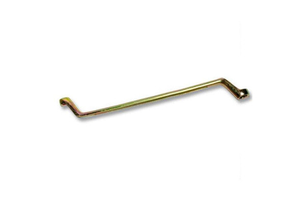 Ключ накидной коленчатый 27х32мм желтый цинк Сибртех