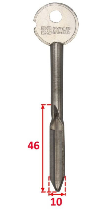 Заготовка для ключа KR-3Х китай