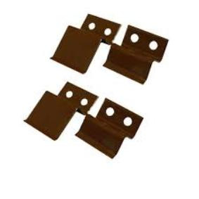 Крепление москитной сетки (КОРИЧН.) Металл (комплект 4шт)