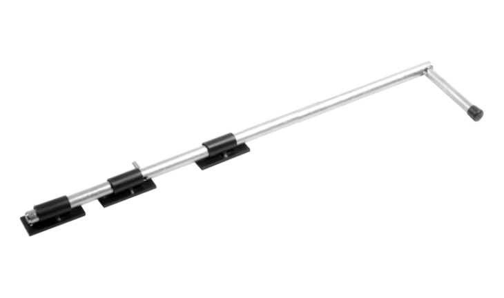 Засов "Домарт" ДОБРЫНЯ 600мм мод.2 d-20мм (черный)