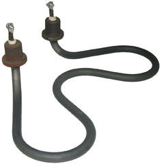 ТЭН для воды 3,15кВт углерод. сталь L=75см ф5 штуцер Ø1/2 (лягушка)