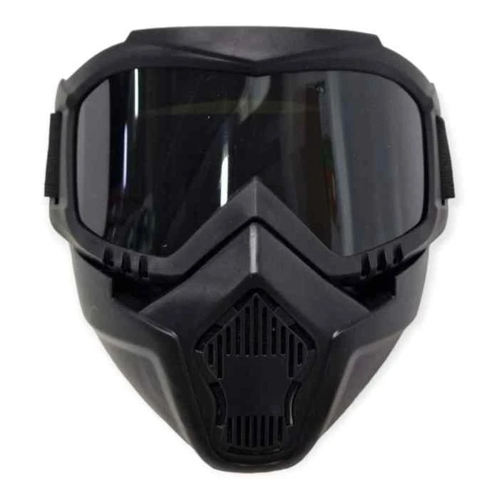 Очки+респиратор защитные (Черный)