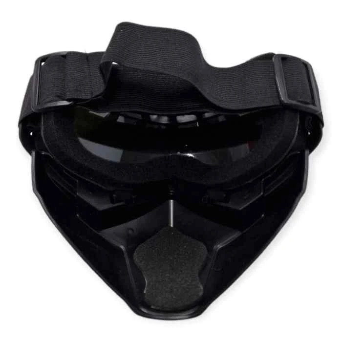 Очки+респиратор защитные (Черный)