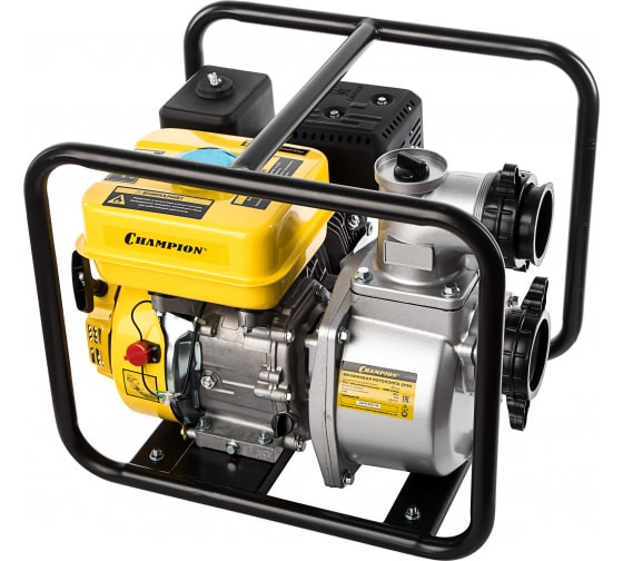 Мотопомпа для чистой или слобозагрязненной воды CHAMPION GP80