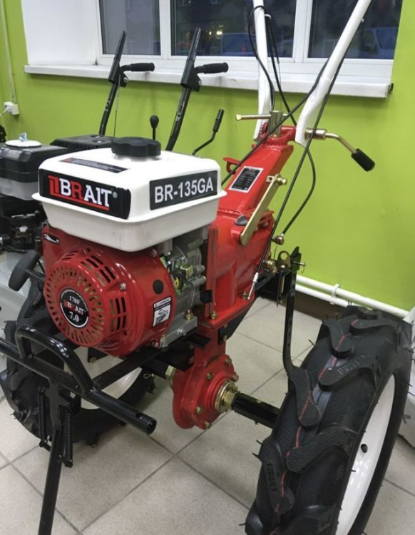 Мотоблок бензиновый BRAIT BR-135GA | 7 л.с | колесо 5*12