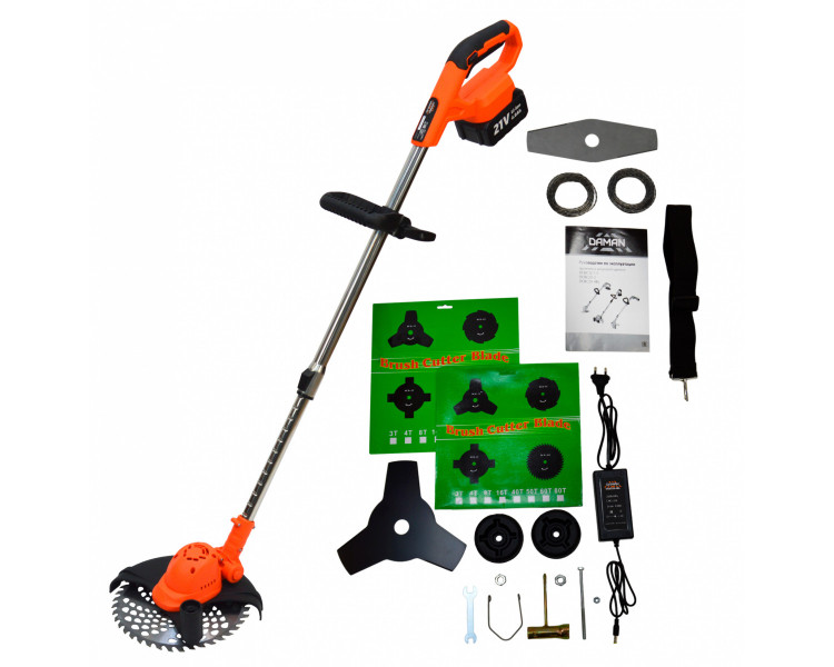 Триммер аккумуляторный DAMAN DCBC20-4BL